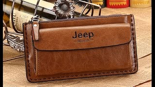 Мужские портмоне Jeep, клатч, бумажники, барсетка, кошелек .