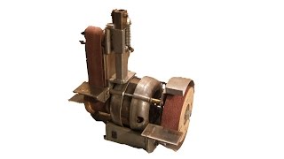 САМОДЕЛЬНОЕ ТОЧИЛО ЛЕНТОЧНОГО ТИПА . Homemade Grindstone belt type