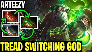 Tread Switching God - Arteezy PUDGE INSANE POWER TREADS - Dota 2