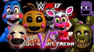 FNAF 2 TOY CHICA, TOY BONNIE, MANGLE, MARIONETTE, SPRINGTRAP & PURPLE GUY BATTLE! EP 28 FNF