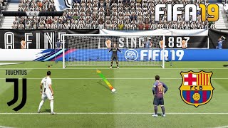 Пенальти FIFA 19 ||  Ювентус - Барселона || Серия пенальти || Роналду против Месси || # 1
