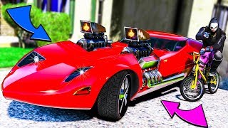 БИТВА ВОРОВ В GTA ONLINE! УГНАЛ ЗА 90 СЕКУНД ДИКУЮ ТАЧКУ ИЗ HOT WHEELS! 2 ДВИГАТЕЛЯ! ШОК! SIMON?