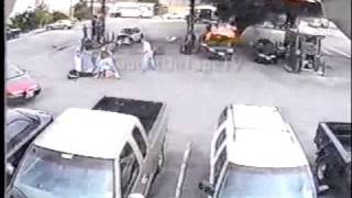 Gas Station Static Electricity Fire