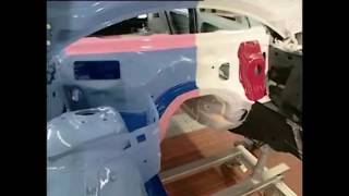 Виды металлов несущего кузова Mercedes-Benz W204 C-Class Types of metal bearing body