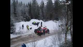 Rally Sweden 2015 Friday - Crash , Mistake and Max Attack in Snow