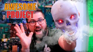 Homemade Mini Smoke Machine | 3D Printed Skull & Voices