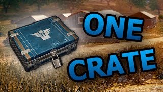 ONE CRATE opening | PUBG