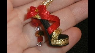 Handmade shoes for Monster High - Cleo de Nile 3 / Обувь своими руками