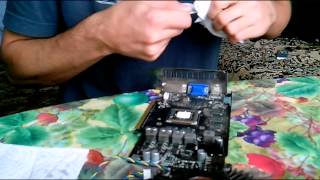 КАК ЗАМЕНИТЬ ТЕРМОПАСТУ НА ВИДЕОКАРТАХ! GTX550TI