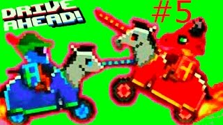 Drive Ahead #5 РАЗБИВАЕМ ГОЛОВУ МУЛЬТИК ИГРА веселое видео для детей разбей голову противнику