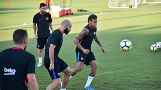 Neymar and Nelson Semedo 'Fight' in training session
HD