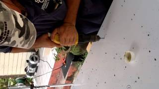 How to Hand Drill Power Tapping threading