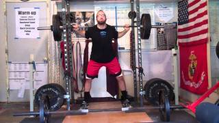 RTS Wk-1 D-1 3ct Squats 315-4@9 Rep Work 315-10@9