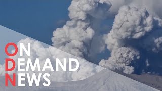 Taal Volcano SPEWS Plume of Smoke & Ash in Philippines