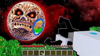 FIZ UM PORTAL PARA LUA ASSOMBRADA !! - MINECRAFT