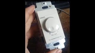 Ремонт выключателя диммера Legrand  7102 10IR