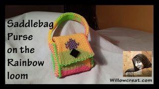 Saddlebag Purse on the Rainbow Loom