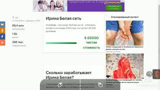 Доход АРИНА БЕЛАЯ и ИРИНА БЕЛАЯ на Ютубе 2020 год!
