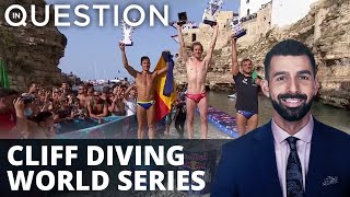 Cliff diving 'king and queen' continue world domination in finale