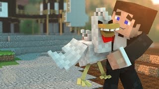 ЦЫПЛЕНОК СБЕГАЕТ ИЗ ТЮРЬМЫ! КРЕЙЗИ КУРОЧКА В MINECRAFT! ПРОХОЖДЕНИЕ МАЙНКРАФТ! ЧАСТЬ 1