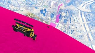 LA SUPER RAMPA ROSA!!! - CARRERA GTA V ONLINE - GTA 5 ONLINE