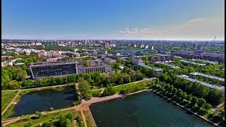 Первый полет на DJI Phantom 2 Vision + Санкт-Петербург, Ольгинский пруд. Сосновка.