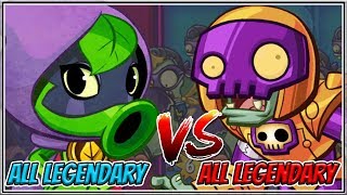Rustbolt Legendary Deck vs Green Shadow Legendary Deck - Plants vs Zombies Heroes