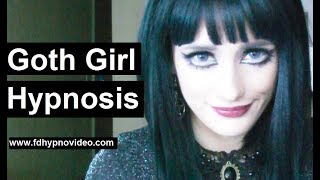 Rebellious goth girl hypnotized you. hypnosis triggers, ASMR roleplay  (Unus Annus)