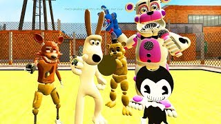 АНИМАТРОНИКИ ИЩУТ БЕНДИ И ЧЕРЕПАШКУ НИНДЗЯ ► Garry's Mod