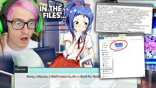 ITS DOKI DOKI ALL OVER AGAIN... Waifu Sends me secrets in the files?