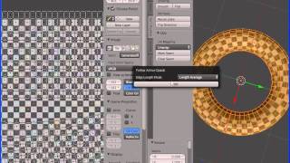 Quick UV Mapping of a Torus in Blender