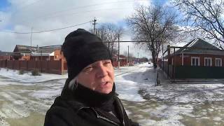 Зимняя, Ясенская станица с высоты!. Краснодарский край. Ейский район.))