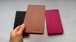 ОБЗОР: Оригинальный кожаный чехол folio case для планшета Lenovo Tab 2 A7-30