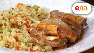 Владимир Павлов | Свиная вырезка с яблоками и хурмой | Дежурный по кухне