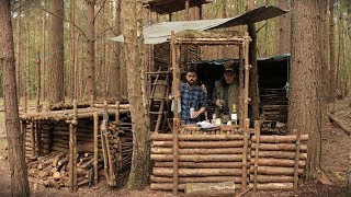 Bushcraft & Fishing - Catch and Cook, Fillet, Clean Fish at The Bushcraft Shelter