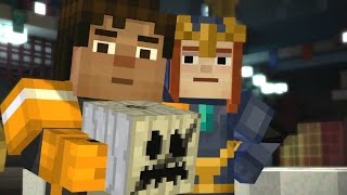 Trade WHITE PUMPKIN FOR ATLAS ?! - Minecraft Story Mode EP8 P1