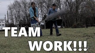 Building A Chicken Coop/ Moving Our Chicks Outside/ TEAM WORK!!!/ Family VLOG