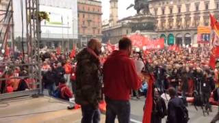 Trw Livorno intervento a Milano sciopero Fiom 14/11