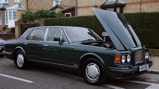 1991 BENTLEY TURBO R REVIEW - STARTING 6.75 V8 ENGINE & DRIVING!