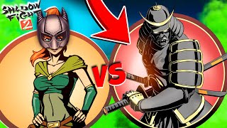 Shadow fight 2 Сет БЭТМАНА vs СЁГУНа! Мэй по дороге к ТИТАНУ в игре Шадоу Файт 2 мультяшный голос