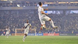 GOAL: Zlatan Ibrahimović scores an early penalty against the Vancouver Whitecaps
