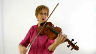 Violin Class 61A: Bourree by Bach, first half