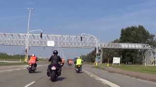 Vmax club ride 29 september 2013 Zeeland front cam 1