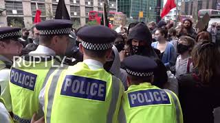 UK: Anti-migration rally met with counter-protest in London