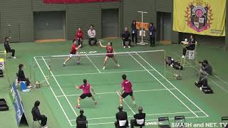 DIGEST【全日本総合2019 】MS1回戦 酒井健登／鈴木成美(明治大学) vs 井上拓斗／岩永鈴 (日本ユニシス)