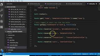 QRCode tutorial   23   create different user roles Laravel 5.6 full project course