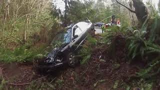 Honda Wrecked attempting to set Olympic jump record