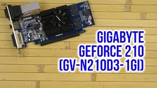 Распаковка Gigabyte 210 (GV-N210D3-1GI)