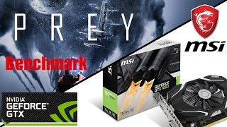 PREY Test De Rendimiento GTX 1050 OC 2GB MSI