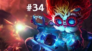 LoL ARAM El Puente del Carnicero 9.7 Heimerdinger - HD T9 #34 - Más maña que fuerza
